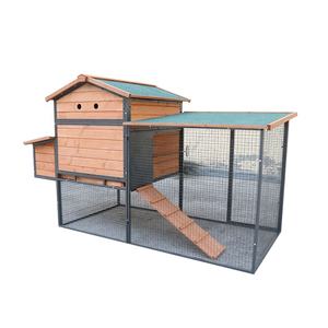 Produit pour animaux de compagnie bon marché cage à poulets d'extérieur poulailler en bois avec nichoirs à poulets - Product Image 2