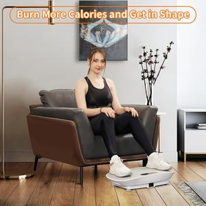 <span class=keywords><strong>Plateforme</strong></span> <span class=keywords><strong>vibrante</strong></span> verticale professionnelle avec écran LED et télécommande pour entraînement complet du corps à domicile - Product Image 5