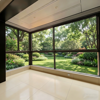 Ventanas Corredizas de Aluminio Modernas para Cocina, Insonorizadas y Resistentes al Viento, Aislamiento Térmico, Personalización de Doble Color, Sellado de Aire de Grado 6