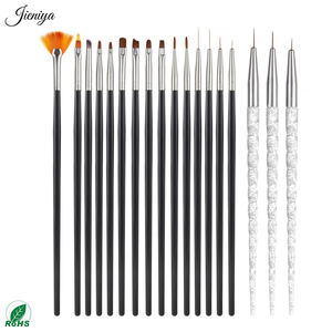 Juego de 33 Piezas de Herramientas de Diseño de Manicura para Principiantes, Pinceles para Decoración de <span class=keywords><strong>Uñas</strong></span>, Plumas para Dibujar en las <span class=keywords><strong>Uñas</strong></span> con Soporte para Paleta, Todo en Uno - Product Image 6