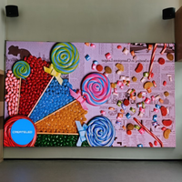 Panneau publicitaire LED P1.25 pour usage intérieur, affiche numérique pour salle d'exposition et ascenseur avec mur vidéo 16:9 et garantie de 2 ans