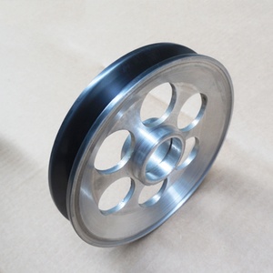 Poulie en oxyde de chrome céramique pulvérisée HVOF, en aluminium léger finement poli - Product Image 4