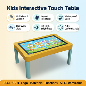 Kiosco de Juegos Táctil OEM de 32/43/55/65 Pulgadas, <span class=keywords><strong>Pantalla</strong></span> Táctil Digital Inteligente, Mesas Interactivas Desmontables, Equipo Publicitario Portátil de Escritorio - Product Image 2