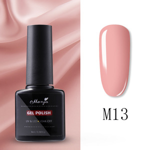 Vernis à ongles gel coloré de 8ml, couche de finition sans essuyage et couche de <span class=keywords><strong>base</strong></span> Matt <span class=keywords><strong>Top</strong></span> Nail Art vernis <span class=keywords><strong>semi</strong></span>-permanent à tremper Nude Pink UV Gel - Product Image 4