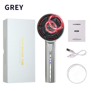 XBH Peine Masajeador Eléctrico Vibratorio para Cuero Cabelludo con Guía Líquida, Aplicador de Aceite Esencial para el Crecimiento <span class=keywords><strong>del</strong></span> <span class=keywords><strong>Cabello</strong></span>, <span class=keywords><strong>Cepillo</strong></span> Anticaída y Estimulante <span class=keywords><strong>del</strong></span> Crecimiento Capilar - Product Image 6