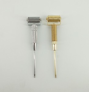 Feder-Gesichtsmassageroller Reflexzonenmassage-Werkzeuge Haut-Akupunktursonde Nadel-Massagegerät - Product Image 5