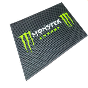 Branded Silicone PVC <b>Pub</b> Mat Rubber Beer Spill Pad Bar Runner Drip Tray Non Slip Service Mat <b>Table</b> Pad Coaster Placemat - Product Image 5