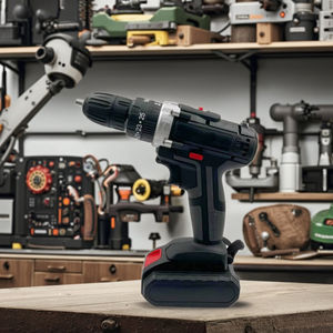 ไขควงไฟฟ้าสำหรับใช้ในครัวเรือน21V, ไขควงอเนกประสงค์แบบปรับแรงบิดได้สองระดับสำหรับใช้แบตเตอรี่ - Product Image 2