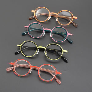 2025 unisexe personnalisé <span class=keywords><strong>en</strong></span> <span class=keywords><strong>ligne</strong></span> Prescription lunettes cadre innovant acétate <span class=keywords><strong>jeunesse</strong></span> esthétique coloré décoratif <span class=keywords><strong>en</strong></span> gros - Product Image 2