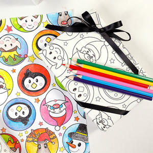 Wholesale Customizable Printed Coated <b>Paper</b> Gift Wrapping Roll Disposable - Product Image 2