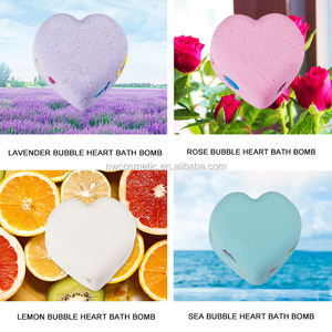 Hot Sale Colorful Honey Heart Shape <strong>Cheap</strong> Bubble Fizzy Private Label Customized Handmade Organic <strong>Bath</strong> <strong>Bombs</strong> - Product Image 5