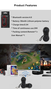 <span class=keywords><strong>Top</strong></span> bán cao cấp chất lượng điện thoại thông minh trò chơi điều khiển GTA 5 không dây BT joystick Gamepad rung động cơ cho điện thoại Android PC - Product Image 4