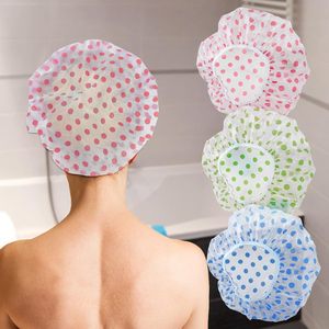 Vente chaude Imperméable <span class=keywords><strong>Bonnet</strong></span> De Douche Épaissir Élastique <span class=keywords><strong>Bonnet</strong></span> De <span class=keywords><strong>Bain</strong></span> Spa Accessoire De <span class=keywords><strong>Bain</strong></span> Salon De Coiffure Salle De Bains Cap Pour Les Femmes - Product Image 4