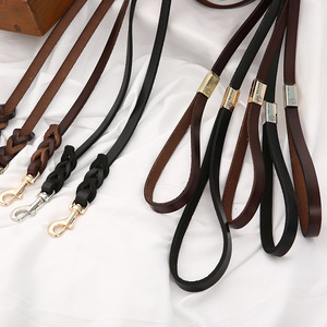 Correa de cuero para perros pequeños, medianos y grandes de alta calidad, acolchada para entrenamiento de Pastor Alemán, correa para perro <span class=keywords><strong>Golden</strong></span> <span class=keywords><strong>Retriever</strong></span> - Product Image 5