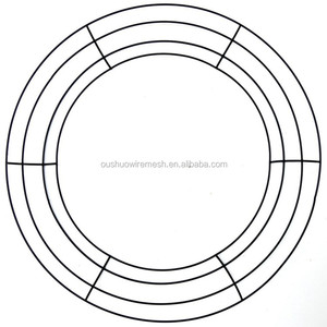 Wholesale 16 Inch Size <strong>Wreath</strong> Making Frame DIY Crafts Christmas Home Decoration <strong>Wreath</strong> <strong>Rings</strong> - Product Image 2