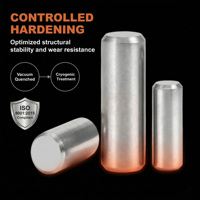 Goupille filetée interne DIN 7979D ISO 8735 en acier SUJ2 52100 pour alignement et positionnement des pièces de moule d'injection plastique