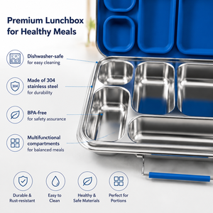 Boîte à bento réutilisable en plastique Tritan et acier inoxydable multicouche, certifiée FDA LFGB, écologique, de haute qualité, sans BPA et anti-fuite - Product Image 3