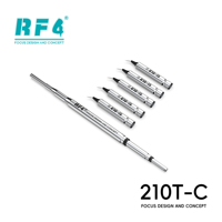 Soldador RF4 210T-C con núcleo calefactor y puntas reemplazables para reparación de teléfonos móviles, computadoras/laptops y otros dispositivos