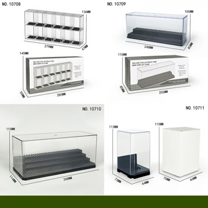 Caja de Exhibición Acrílica BLOCKMOC 10713, Venta al por Mayor, Cubierta Transparente a Prueba de Polvo, Accesorios para Bloques de Construcción de Partículas Pequeñas, Edades 6+ - Product Image 6