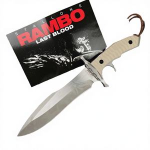 Stallone Ramb3 MK9 <b>Knife</b> G10 Handle High Quality Stainless Steel 1-year Warranty 165mm for Outdoor Multi-Functional DIY OEM/ODM - Product Image 4