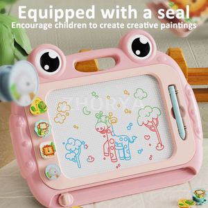 กระดานวาดภาพแม่เหล็กแบบลบได้สำหรับเด็ก ยี่ห้อ Zhorya รุ่น Early Educational Color Doodle Writing Toy ทำจากพลาสติก - Product Image 4