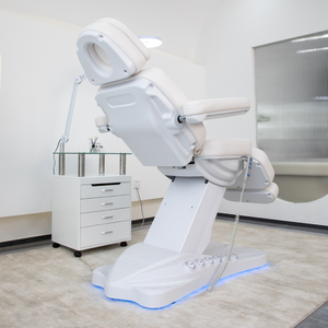 Cama de pestañas moderna lujosa 3/4 motores tienda de salón ajustable TRATAMIENTO DE Spa mesa de masaje eléctrica cama de belleza cosmética Facial - Product Image 6