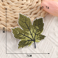 Automne sycomore arbre feuille fer-sur brodé Patch automne arbre feuille Badge automne feuilles broderie Patch pour amoureux de la Nature cadeau