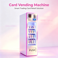 Kiosco Expendedor Inteligente con Pantalla Táctil, Pago por Código QR y Monedas, Diseño Integrado para Venta Minorista de Autoservicio