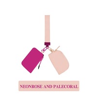 Monedero de Nylon Impermeable Personalizado, Mini Bolsa de Moda para Monedas y Tarjetas Bancarias, Bolso de Mano Portátil para Mujer, Uso Diario