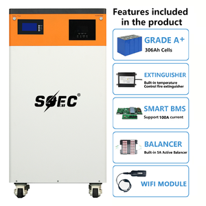 Contrôleur de charge solaire MPPT tout-en-un SOEC 5KW 51.2V hors réseau, monté sur rack pour stockage d'énergie domestique - Product Image 1
