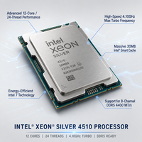 Nouveau processeur Xeon Silver 4510 2,4 GHz 12 cœurs 150 W pour serveur P67091-B21, en promotion et à prix avantageux
