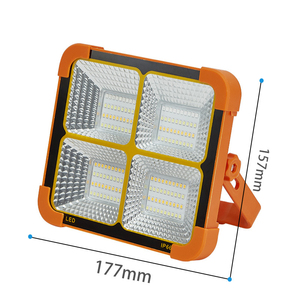 Lampe de travail LED 177x157mm IP66 étanche, lumière du jour 5000K, lampe de camping avec batterie au lithium, utilisation sur bureau - Product Image 6
