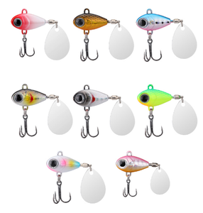 8g 10.5g 13g di coda artificiale HWV02 VIB esche per pesca invernale in mare esche di acqua salata destinate a <span class=keywords><strong>salmone</strong></span> e lucci in metallo - Product Image 1