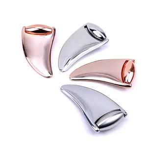 New Fashion Facial Massage Tool Stainless Steel Roller Gua Sha For Integrated One-Piece