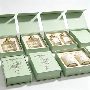 Boîte rigide de luxe personnalisée à fermeture magnétique pour parfum, emballage cadeau en carton premium pour boutique de cosmétiques et cadeaux - Product Image 3