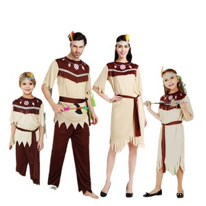 Costume de Caveman Primitif et d'<span class=keywords><strong>Indien</strong></span> Américain pour Hommes et Femmes, Costume de Couple pour Halloween, Fête Masquerade, Spectacle Scénique, Costume 2025 - Product Image 3