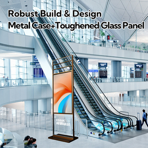 Para COSUN, póster Digital ultrafino, pantalla de publicidad interior, tótem de pie de suelo Vertical para espacios públicos minoristas, Metro - Product Image 6