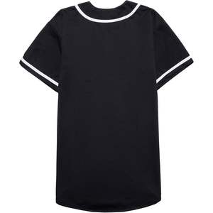 Ealer Maillot de baseball pour homme, chemise de sport à manches courtes, boutonnée, séchage rapide, taille adulte L, col de baseball - Product Image 5