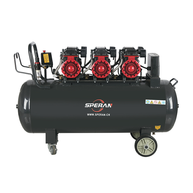SPERAN Heavy Duty High Pressure Industrial Compressors 150 Liters Oil Free Silent Air Compressor
