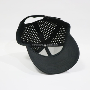 Casquette à visière incurvée à 6 panneaux en maille brodée personnalisée ZZB avec broderie 3D, style sportif et formel, motifs de feuilles et de lettres - Product Image 4