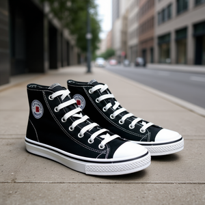 Zapatillas Bresa de Lona con Caña Alta, Tallas 17 a 21, Transpirables, con Cordones, para Todas las Temporadas, Calzado Casual para Niños - Product Image 2