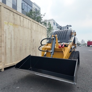 2025 giá rẻ Giá Hot Bán Skid chỉ đạo đa chức năng mini bánh xe Dumper CE EPA Mini Skid loader với 4 trong 1 <span class=keywords><strong>x</strong></span>ô để bán - Product Image 1