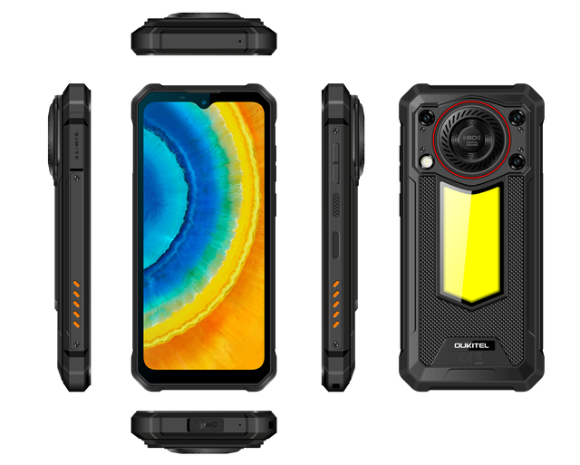6.52 Inch Rugged Smartphone 11000mAh 8+256GB Loudspeaker Android15 NFC Cell Oukitel Mobile Phone Oukitel WP53 Pro