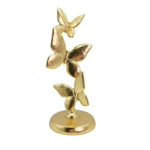 Handmade Creative Beautiful Butterfly Hand Painted Resin Crafts Statue Outdoor Decor