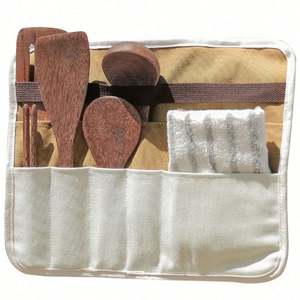 Organisateur de couverts de cuisine en toile, sac de rangement pour vaisselle suspendu pour le camping, le pique-nique, le barbecue, les voyages, la cuisine - Product Image 4