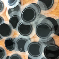 Benutzer definierte Größe ungiftig elastisch klar wieder verwendbar Kieselgel Auto Handy Ornamente hochviskose klebrige rutsch feste Pad Nano Patch