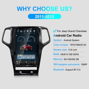 Navihua13.6" IPS Screen Multimedia Car Android <b>Auto</b> Radio Head Unit Monitor with Carplay for Jeep Grand Cherokee 2011 2013 - Product Image 6