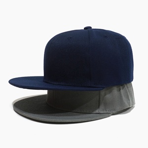 6 Bảng điều chỉnh mới Unisex đồng bằng thêu thể thao đồng bằng tùy chỉnh Snapback <span class=keywords><strong>cap</strong></span> với hóa đơn phẳng - Product Image 3