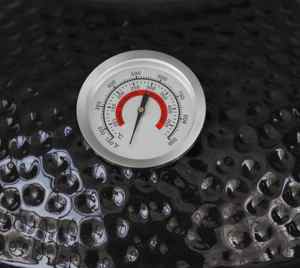 Gril à charbon de bois Kamado en céramique de 15 pouces avec support carré en acier pour <span class=keywords><strong>barbecue</strong></span> et cuisson en plein air - Product Image 3