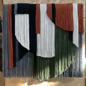 Cuerda de algodón de macramé tejido contemporáneo superventas para comedor proporciona panel de pared como <span class=keywords><strong>tapiz</strong></span> con macramé <span class=keywords><strong>DIY</strong></span> EH2508021 - Product Image 3